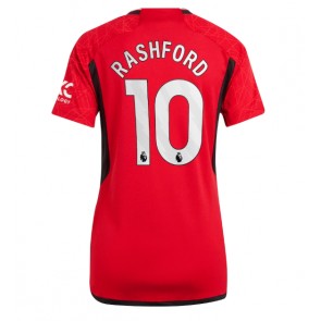Manchester United Marcus Rashford #10 Koszulka Podstawowych Kobiety 2023-24 Krótki Rękaw